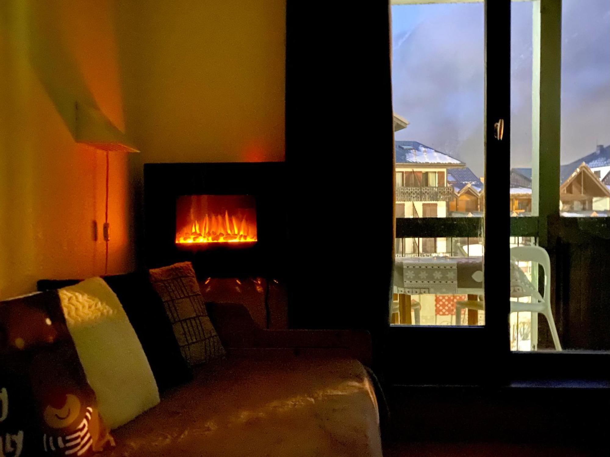 Le Balme Studio Wifi/Parking/Balcony Chamonix Exteriör bild